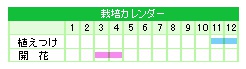 栽培カレンダー