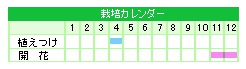 栽培カレンダー