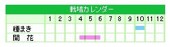 栽培カレンダー